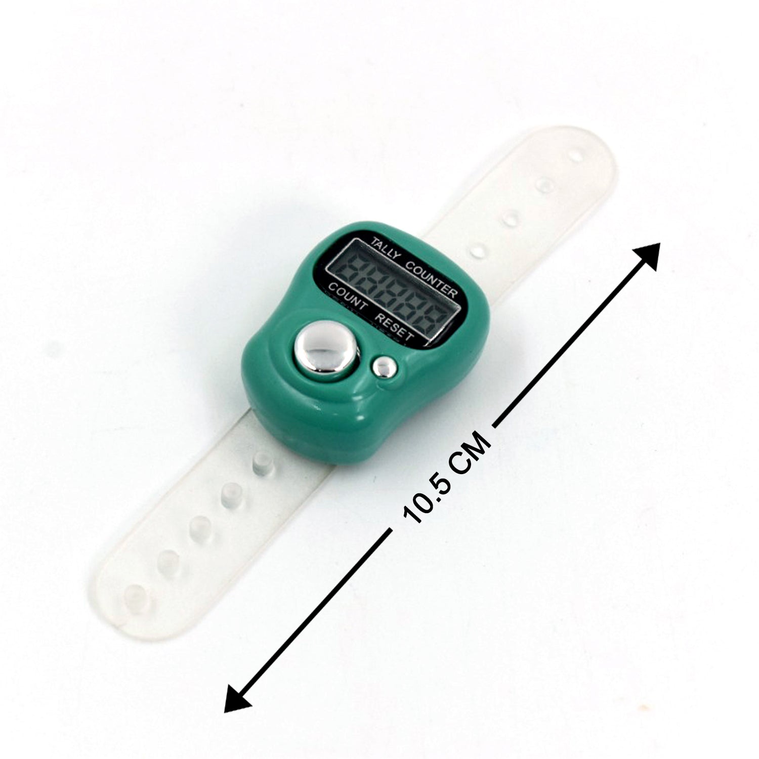 Portable hand tally counter designed for various counting tasks. Portable hand tally counter designed for various counting tasks.